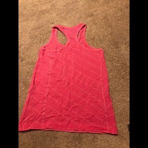 Like new hot pink Lululemon racerback top